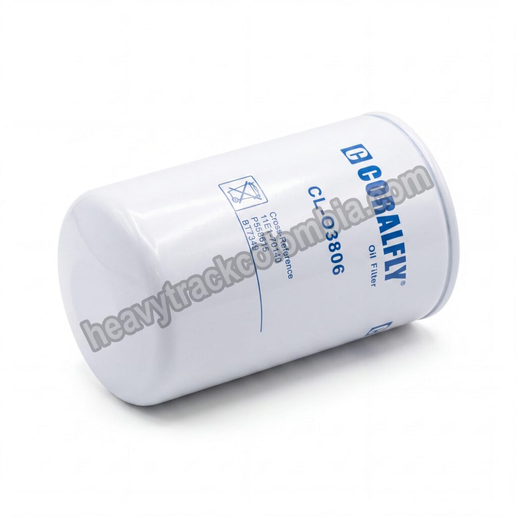 Filtro de aceite de motor compatible con Hyundai R210, R220, R250 y R260