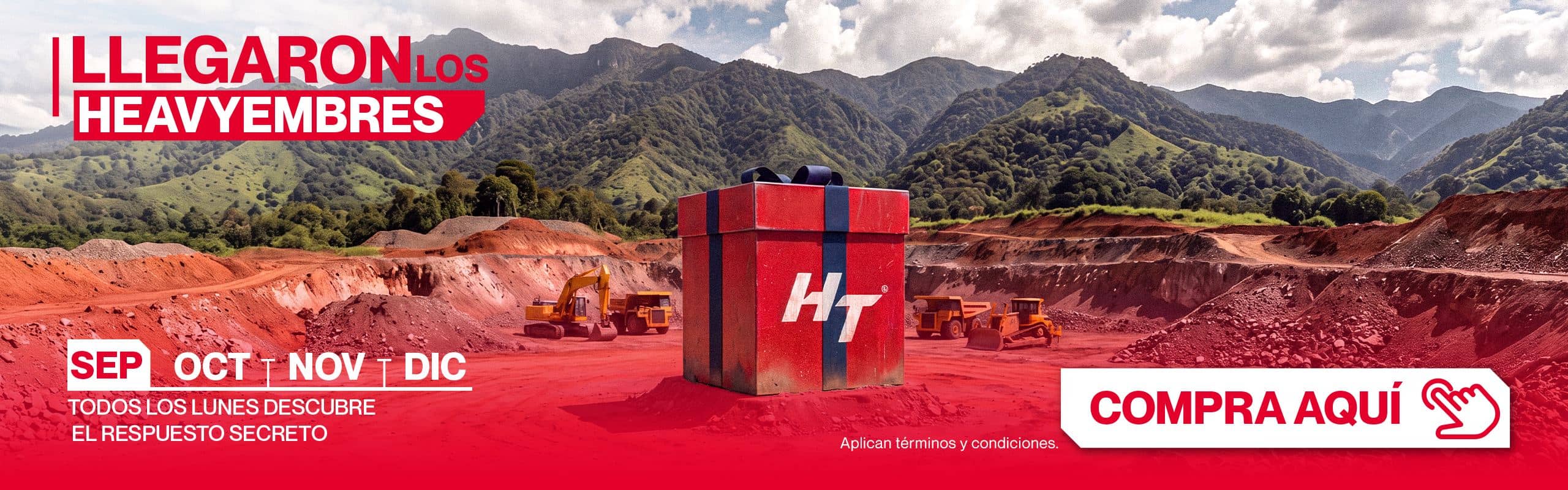 Llegaron los Heavyembres. Septiembre, octubre, noviembre y diciembre: todos los lunes descubre el repuesto secreto. Aplican términos y condiciones.