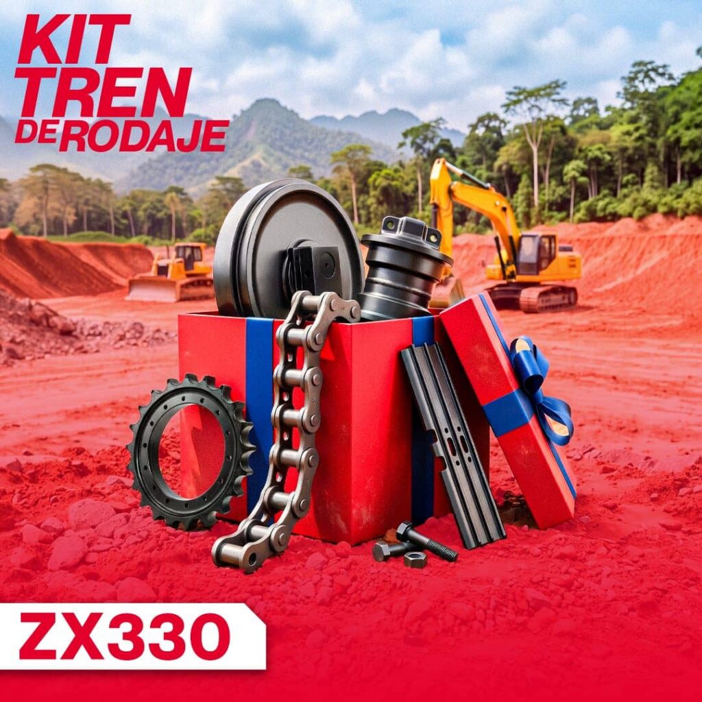 Kit de tren de rodaje compatible con Hitachi ZX330